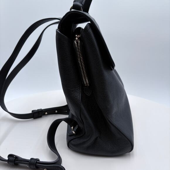 Kate Spade Black Pebble Leather Backpack - Picture 3 of 6